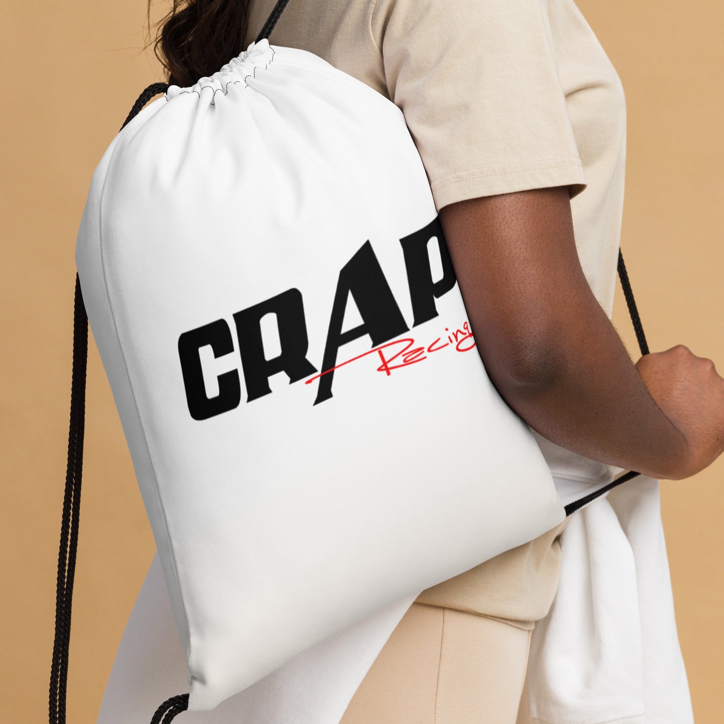 CRAP RACING Drawstring bag
