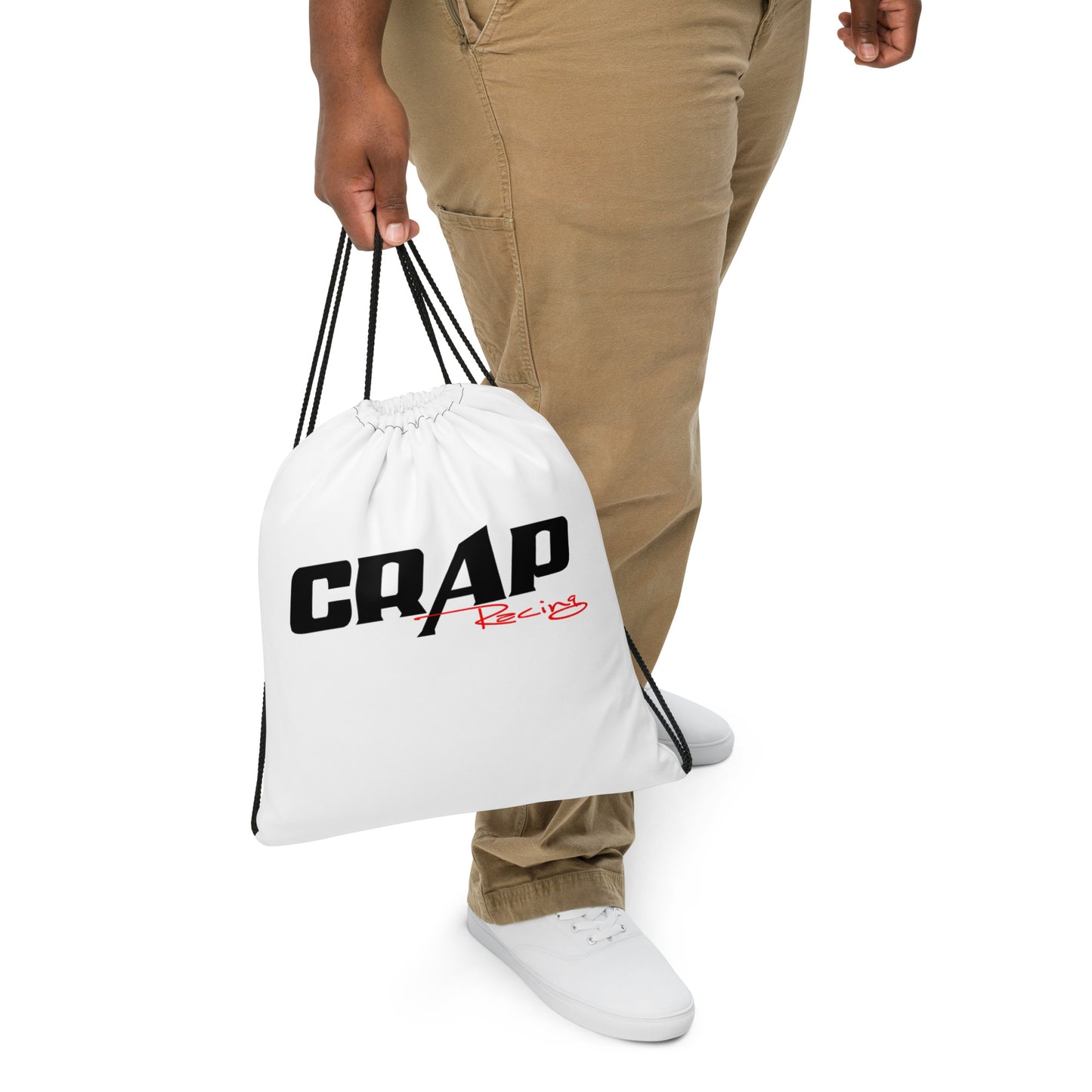 CRAP RACING Drawstring bag