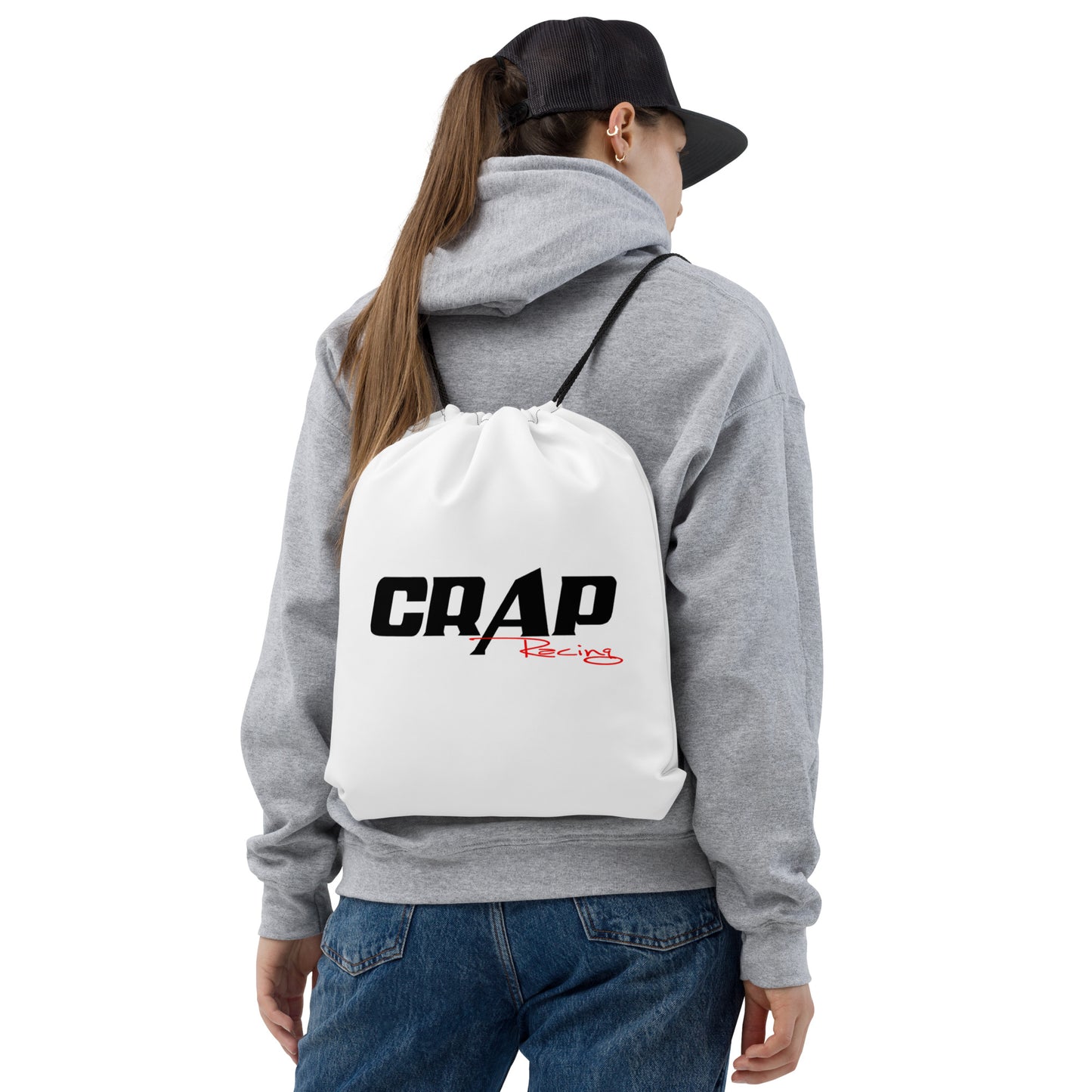 CRAP RACING Drawstring bag