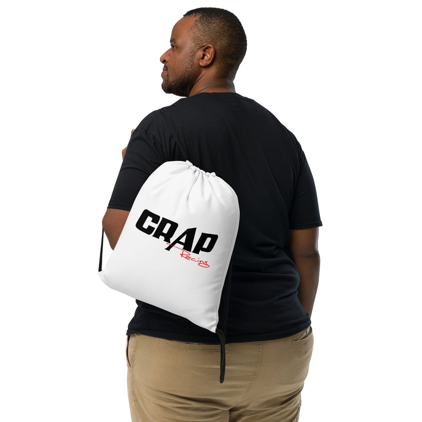 CRAP RACING Drawstring bag