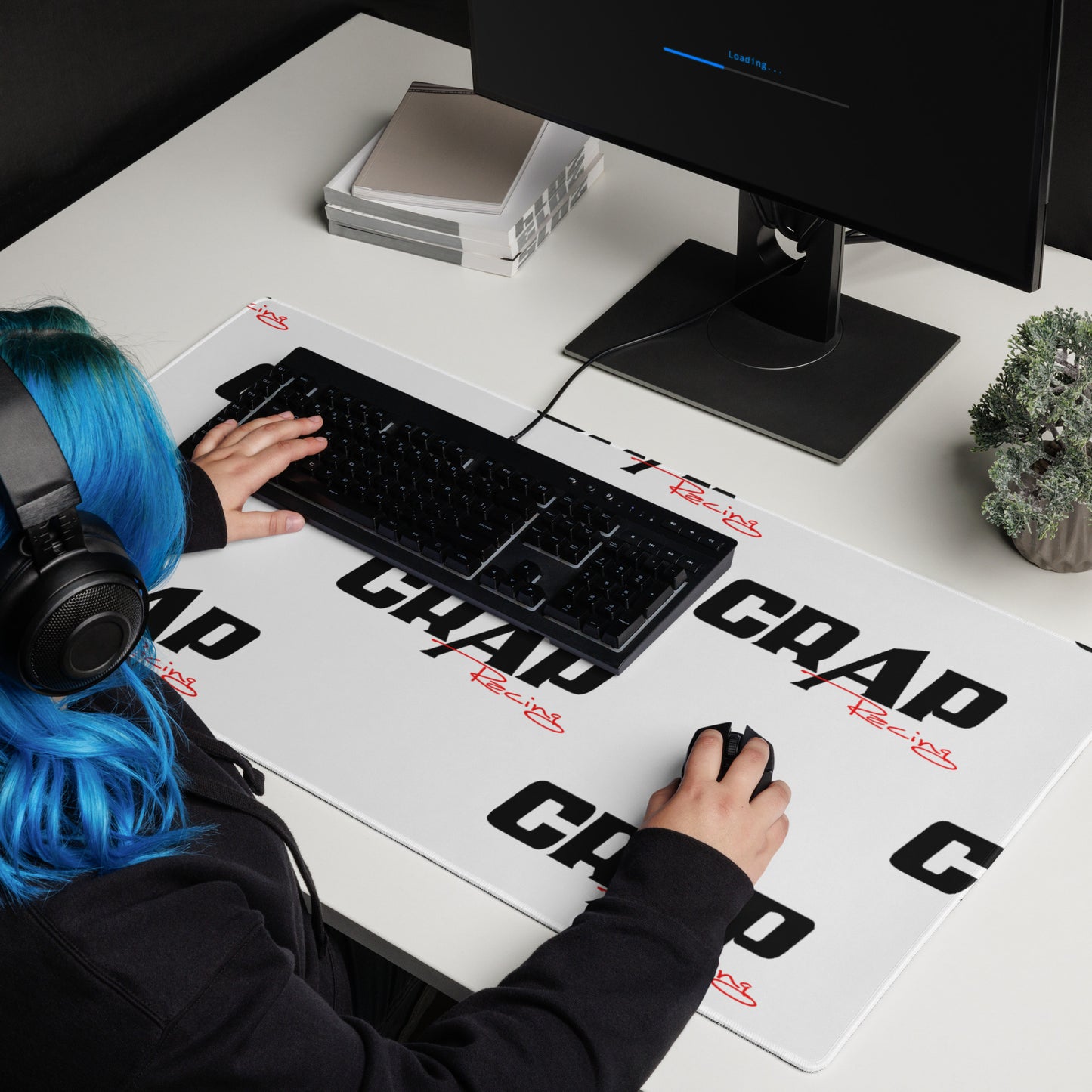 CRAP RACING Gaming mouse pad