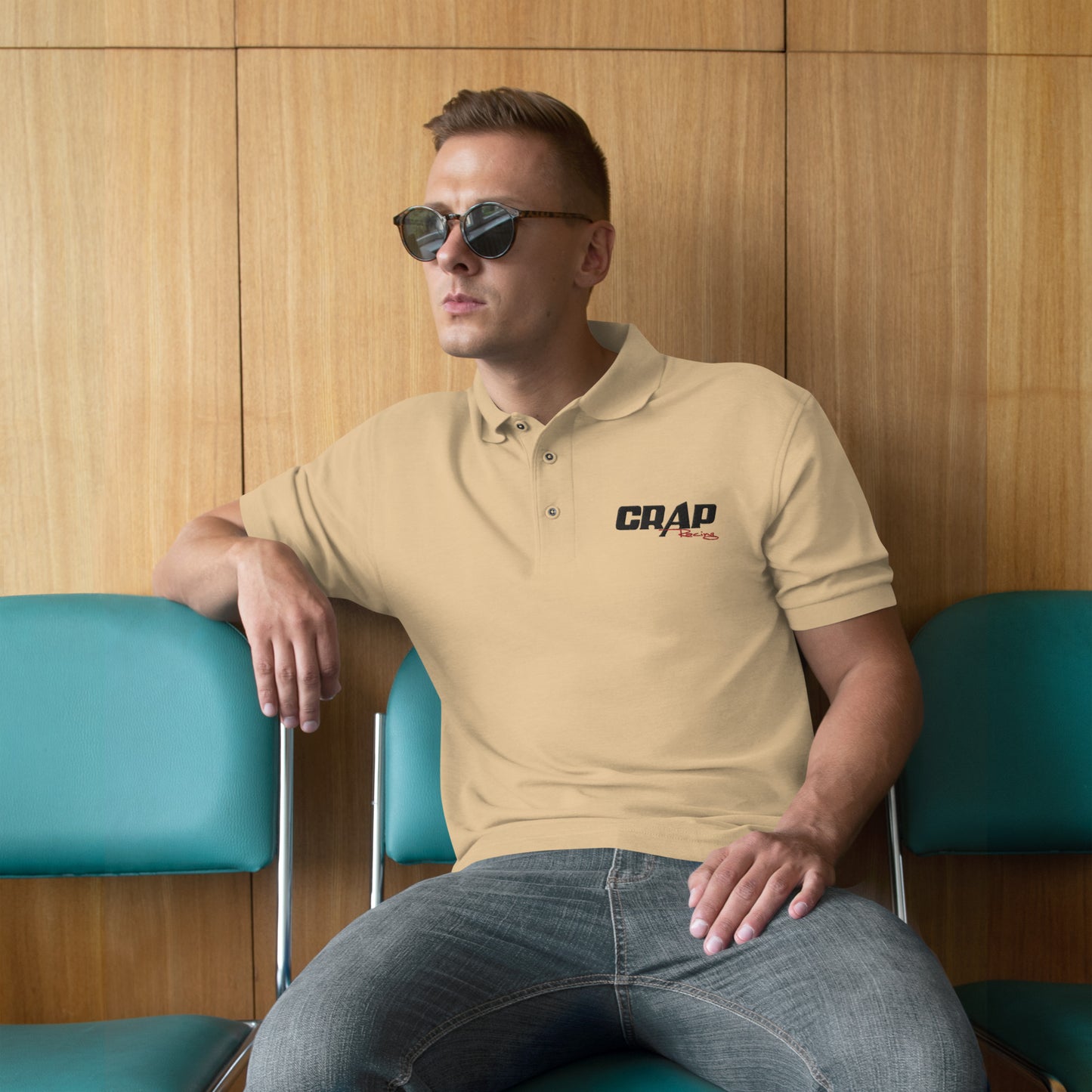 CRAP RACING Men's Premium Polo