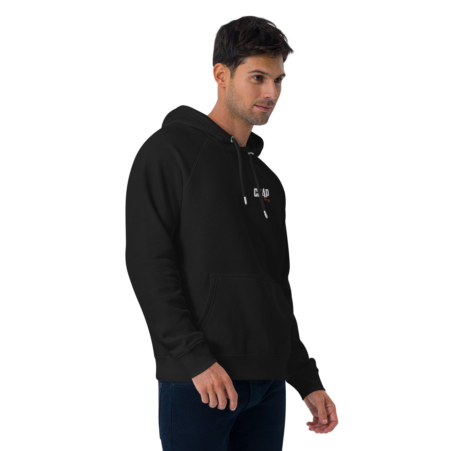 CRAP RACING Unisex eco raglan hoodie