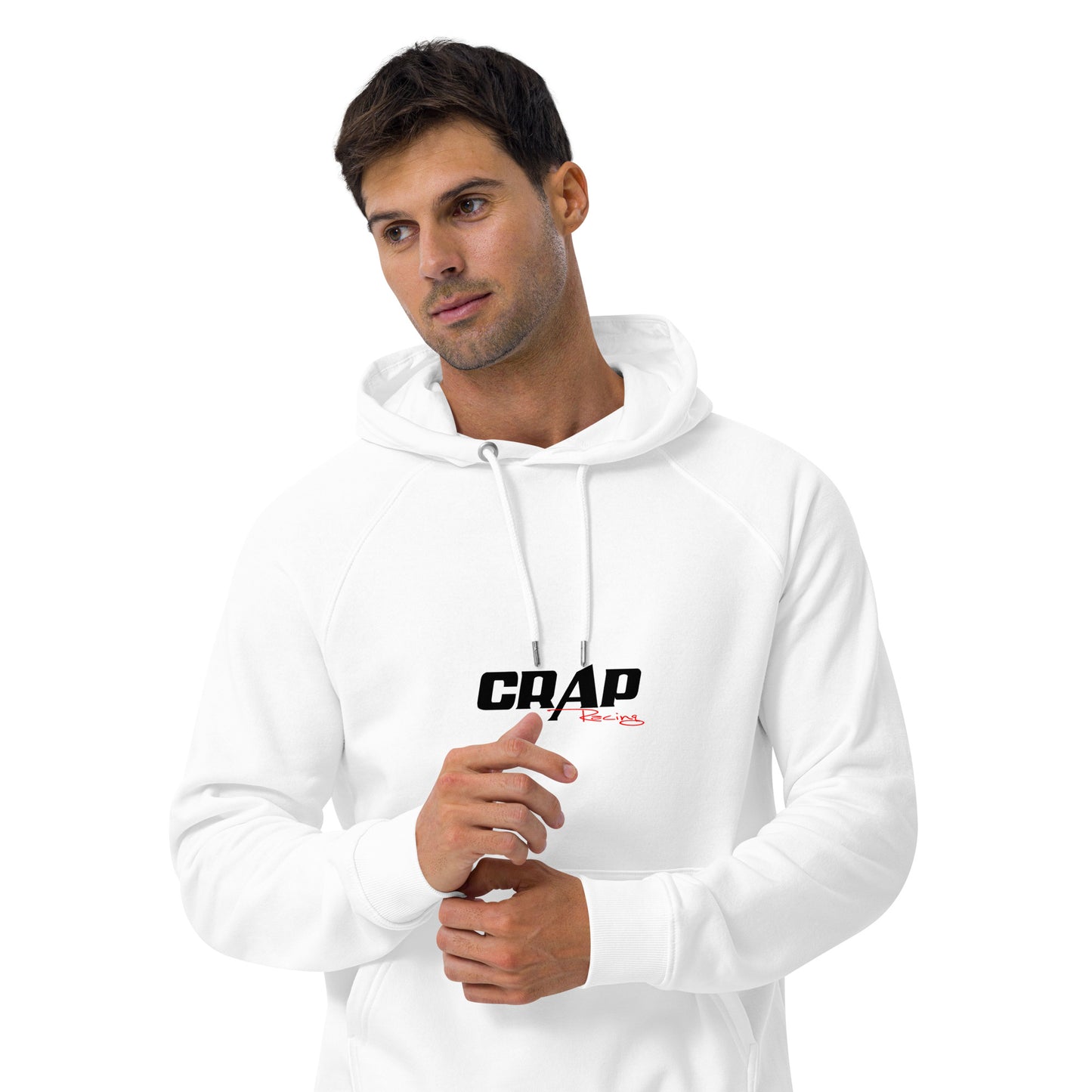CRAP RACING Unisex eco raglan hoodie