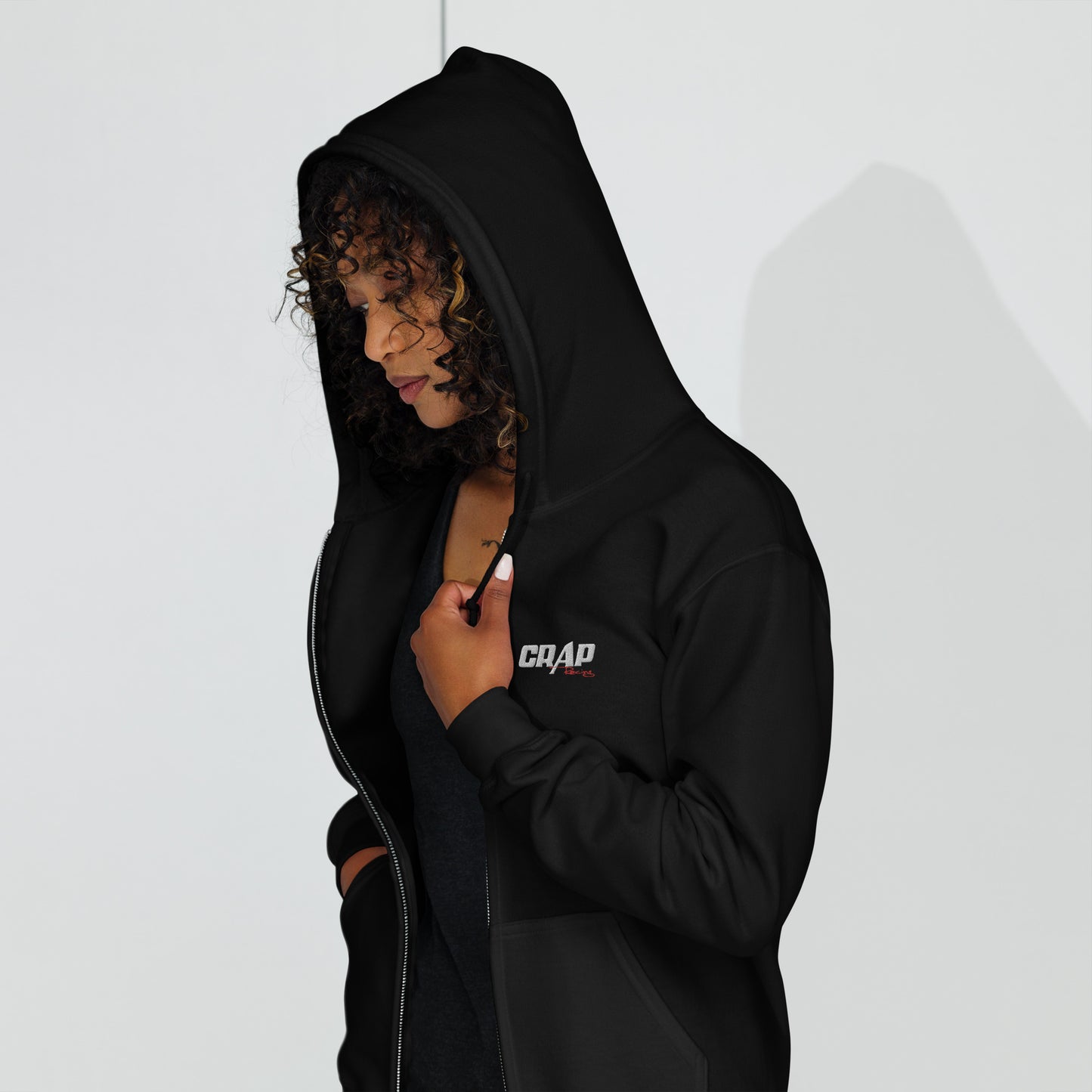 CRAP RACING Unisex heavy blend zip hoodie