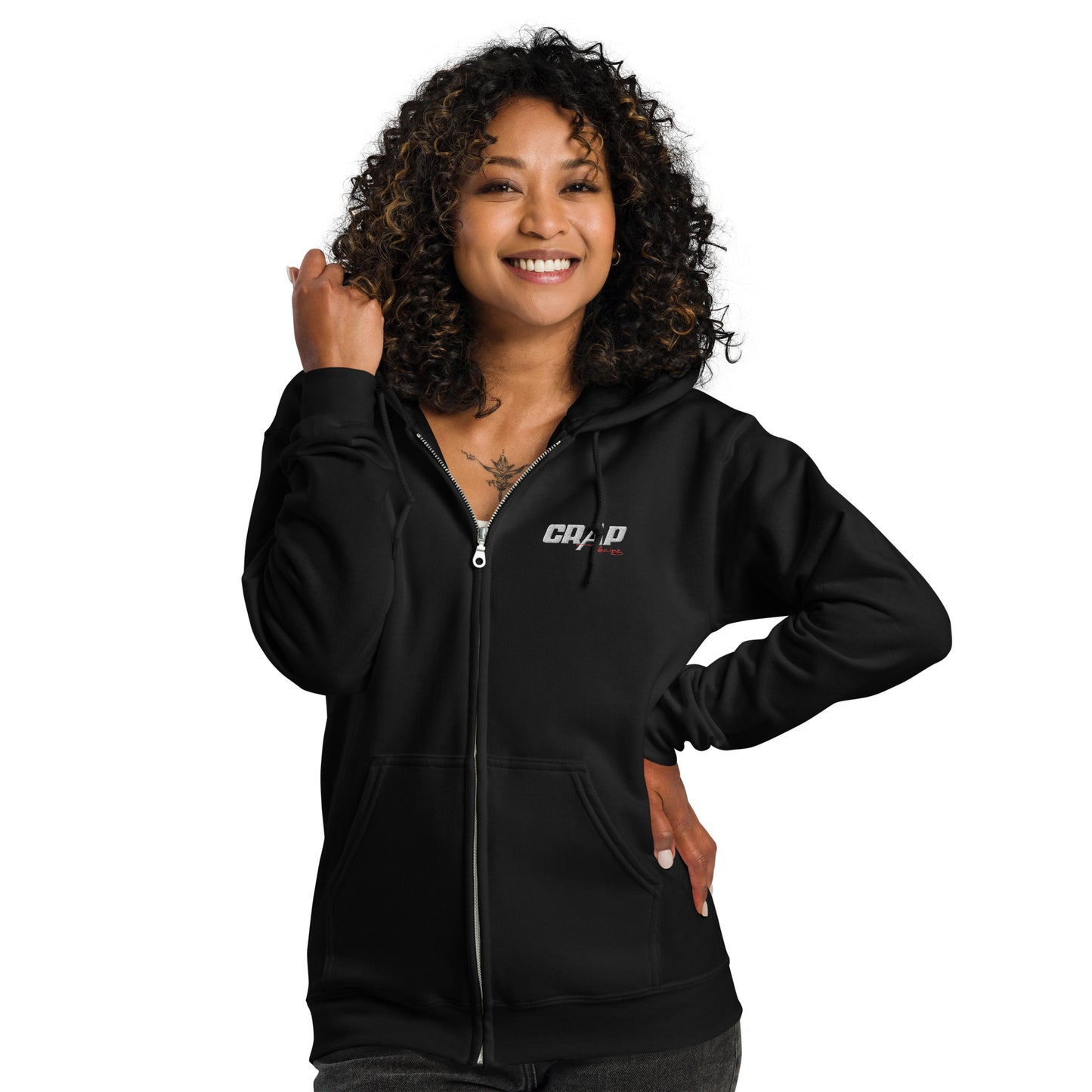 CRAP RACING Unisex heavy blend zip hoodie